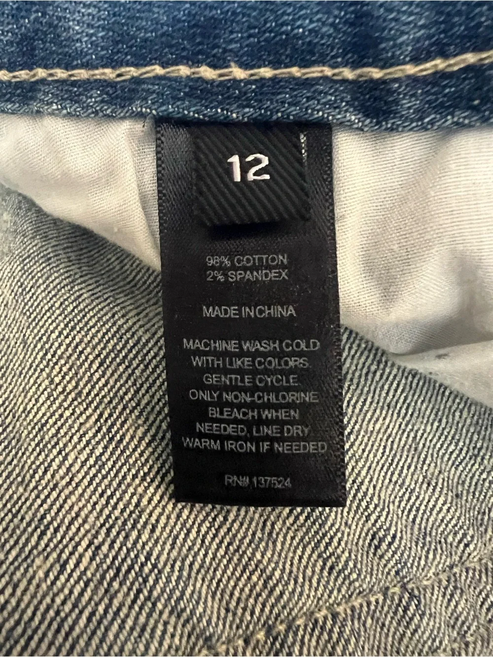 Express Indigo Roll-Cuff Denim Shorts